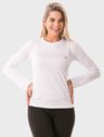 feminina t shirt longa ice branca frente c