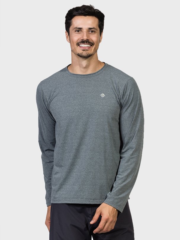 camiseta masculina manga longa mescla frente c