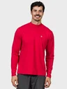 Camisa Gola Alta Masculina Ice Manga Longa Proteção Solar Extreme UV Vermelha Frente C camisa uv gola alta masculina manga longa protecao solar vermelha extreme uv frente c