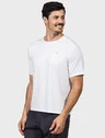 Camisa UV Masculina Basic Dry com Proteção Solar Manga Curta Extreme UV Branca Lateral Cinza camiseta basic masculina com protecao solar manga curta branca extreme uv new dry lateral c