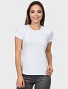 camisa uv feminina new dry com protecao solar manga curta extreme uv branca curta c