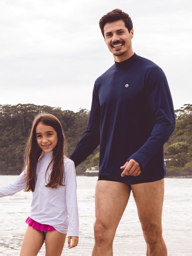 Camisa Gola Alta Masculina Proteção Solar e Repelente de Insetos ICE