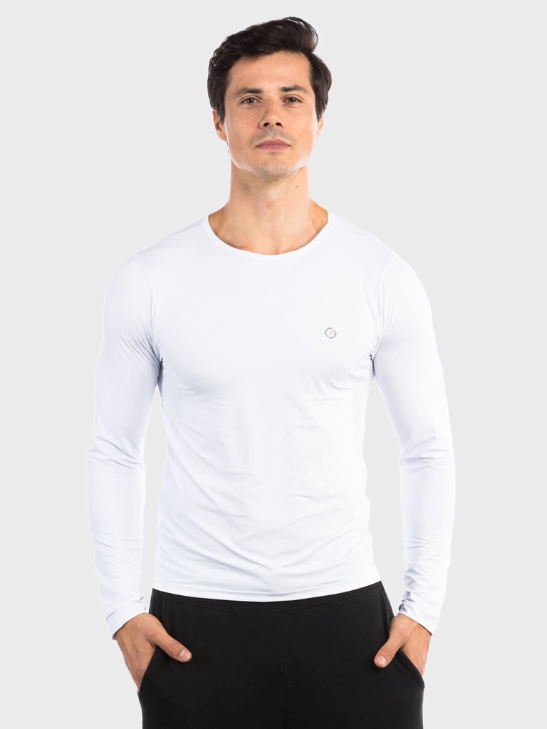 camisa segunda pele ice com protecao solar extreme uv masculina frente c
