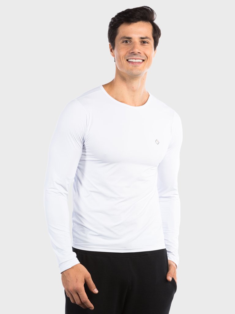 camisa segunda pele ice com protecao solar extreme uv masculina lateral c