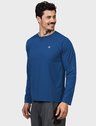 camisa uv masculina new dry manga longa com protecao solar extreme uv azul lateral c