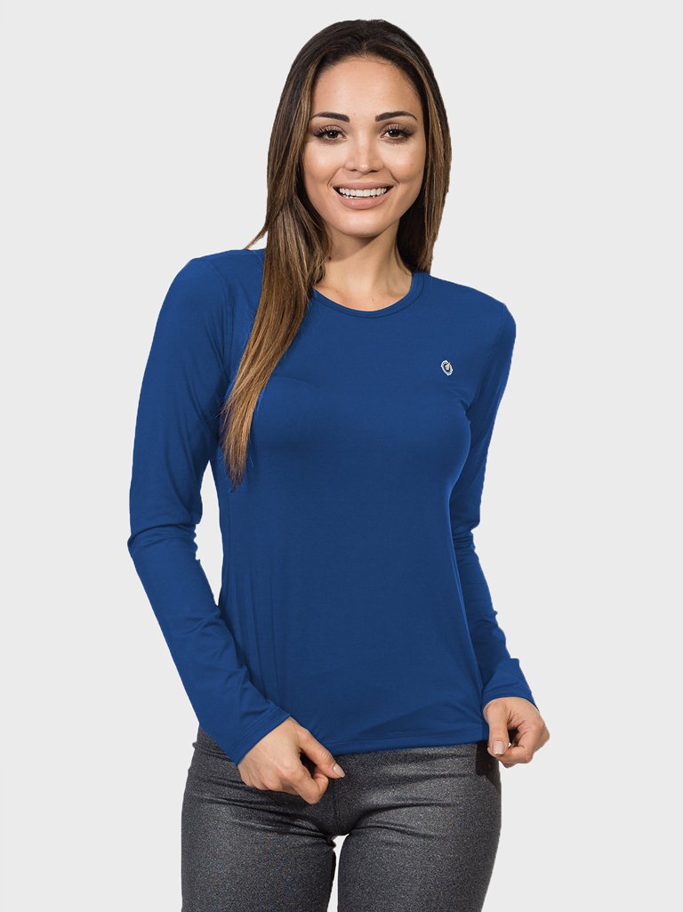 Blusa Azul Marinho Protetor Solar Camisa Repelente De Insetos
