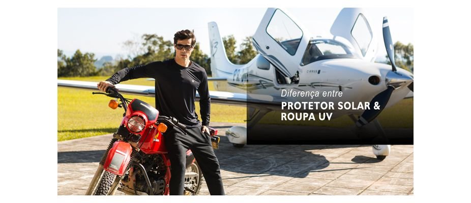 Diferença entre protetor solar e roupa UV