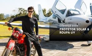 diferenca entre protetor solar e roupa uv