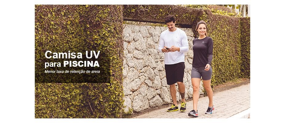 Camisa com Proteção UV para Piscina
