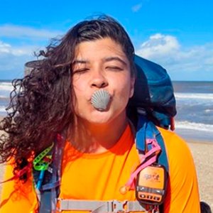 Hiking na praia