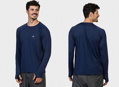 Camiseta com Encaixe para Dedo