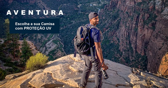 Trekking com roupas Extreme UV