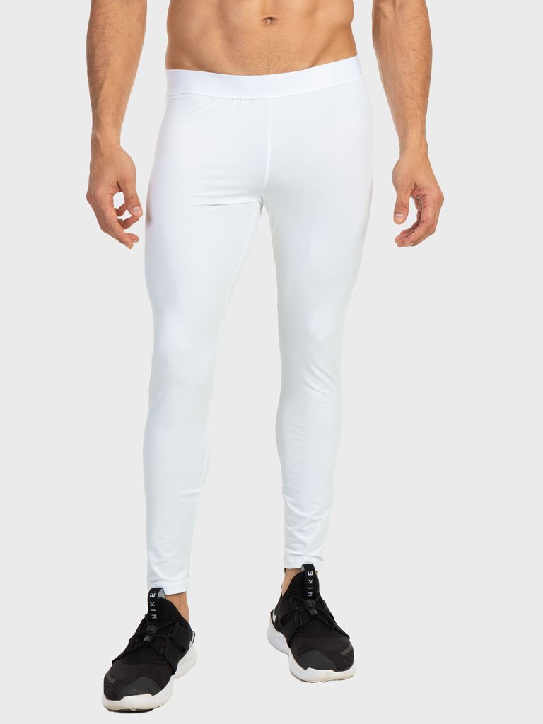legging segunda pele com protecao solar extreme uv masc frente branca c