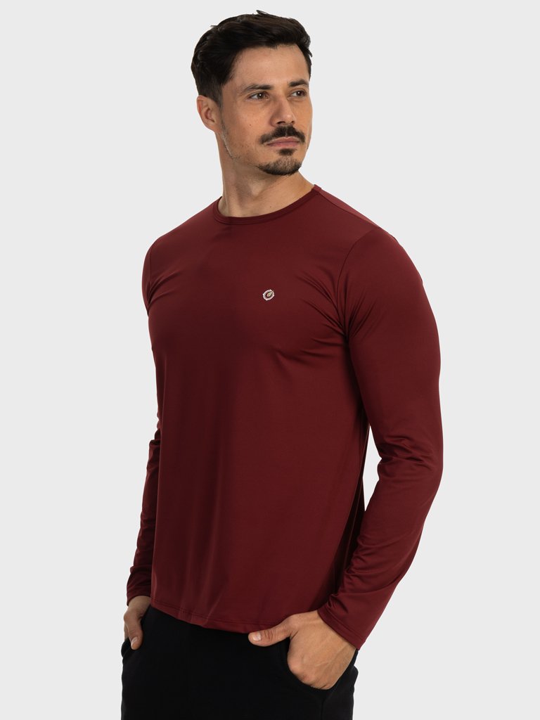 camisa masculina termica leve para frio extreme uv bordo lateral c