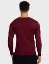 camisa segunda pele termica com protecao solar extreme uv masculina bordo costas c