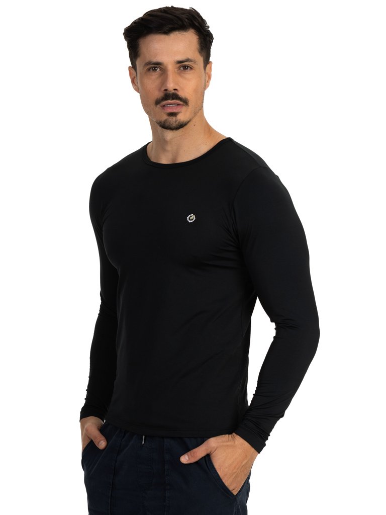camisa segunda pele termica com protecao solar extreme uv masculina peta frente b n