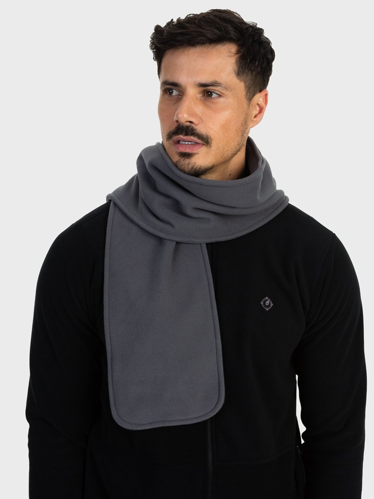 cachecol fleece masculino extreme uv cinza c