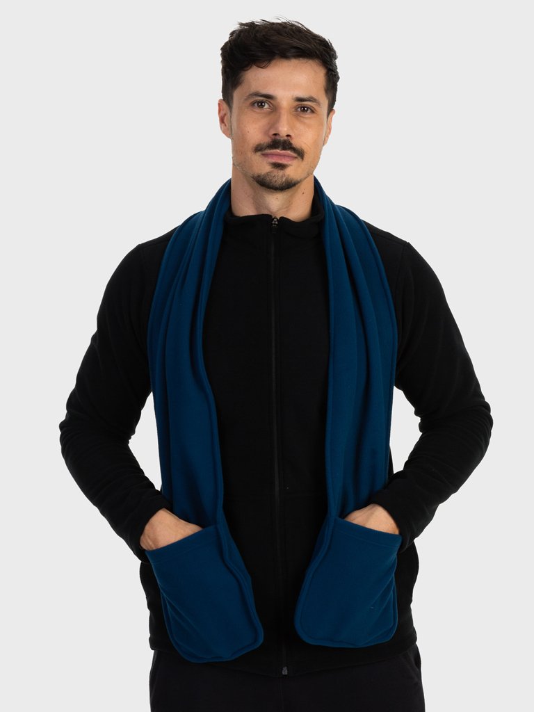 Cachecol Fleece com Bolso