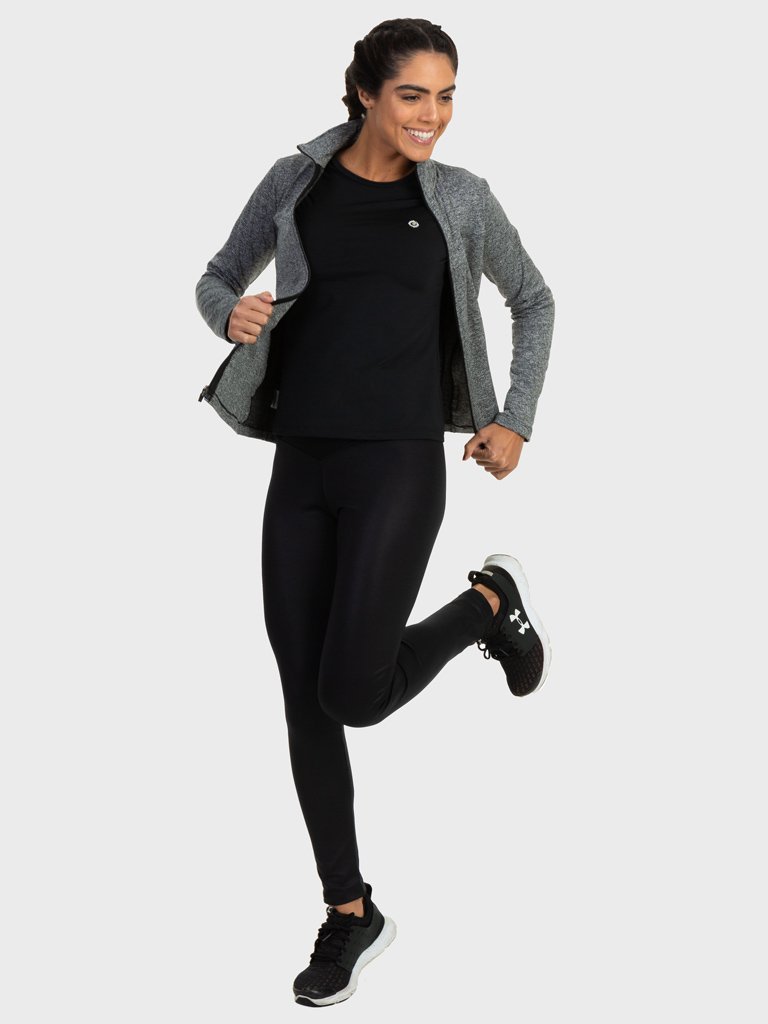 jaqueta termica para frio com bolso feminina extreme uv mescla frente inteira c
