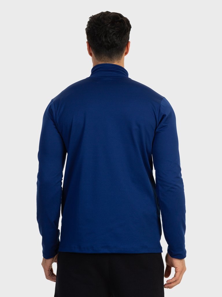 jaqueta termica para frio com bolso masculina extreme uv azul costas c