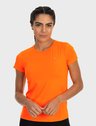 camisa uv feminina new dry com protecao solar manga curta extreme uv laranja fluor frente c n