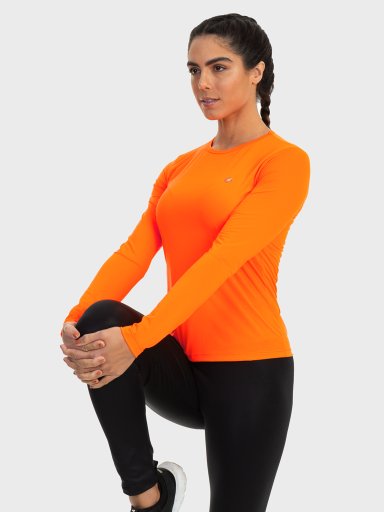 Camisa UV Feminina Longa Proteção Solar Extreme UV New Dry Flúor