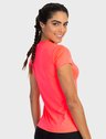 camisa uv feminina new dry com protecao solar manga curta extreme uv rosa fluor costas c n