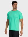 camiseta basic masculina com protecao solar manga curta extreme uv new dry verde menta lateral c