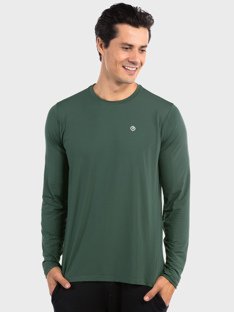 camisa uv ice 3d com protecao solar extreme uv cinza verde c