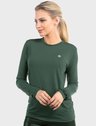 camisa uv ice 3d com protecao solar extreme uv feminina lateral verde c