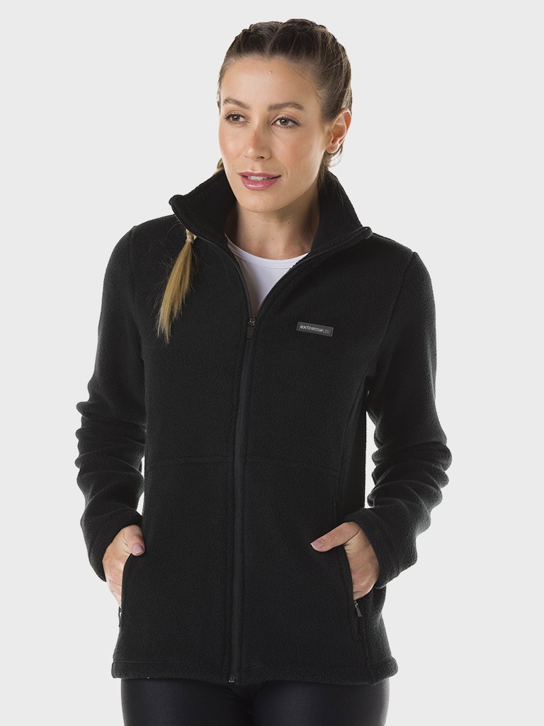 casaco feminino ski extreme uv frente bolso