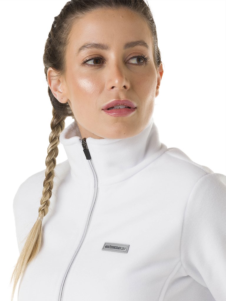 casaco feminino fleece costas braco detalhe c