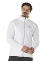 casaco masculino fleece branco fremte