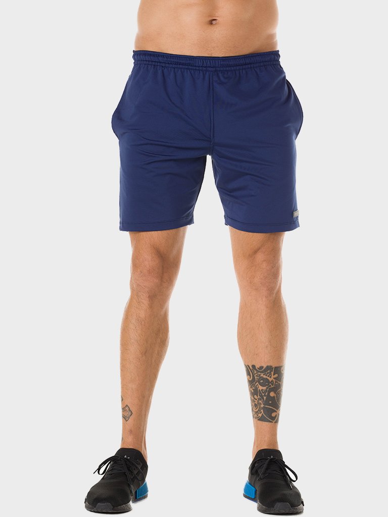 bermuda masculina new dry com protecao solar exreme uv azul marinho frente 2