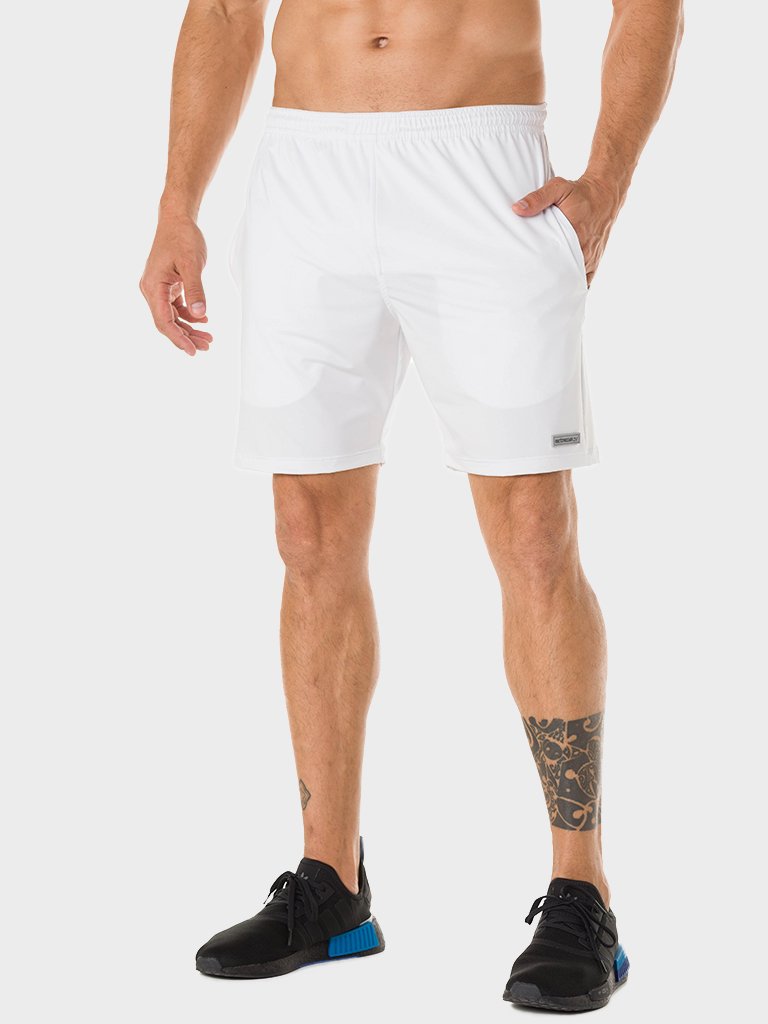 bermuda masculina new dry com protecao solar exreme uv branca frente 2