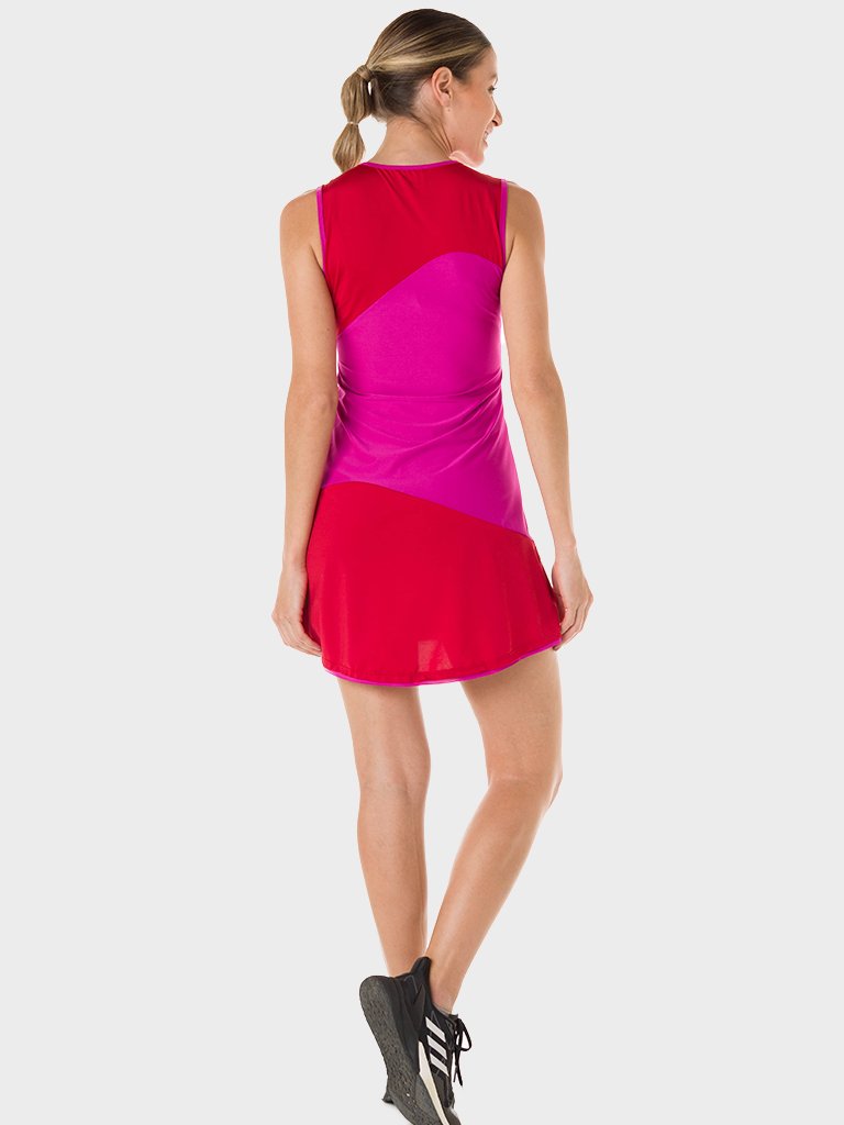vestido beach tennis protecao solar extreme uv verm rosa costas tulum 4