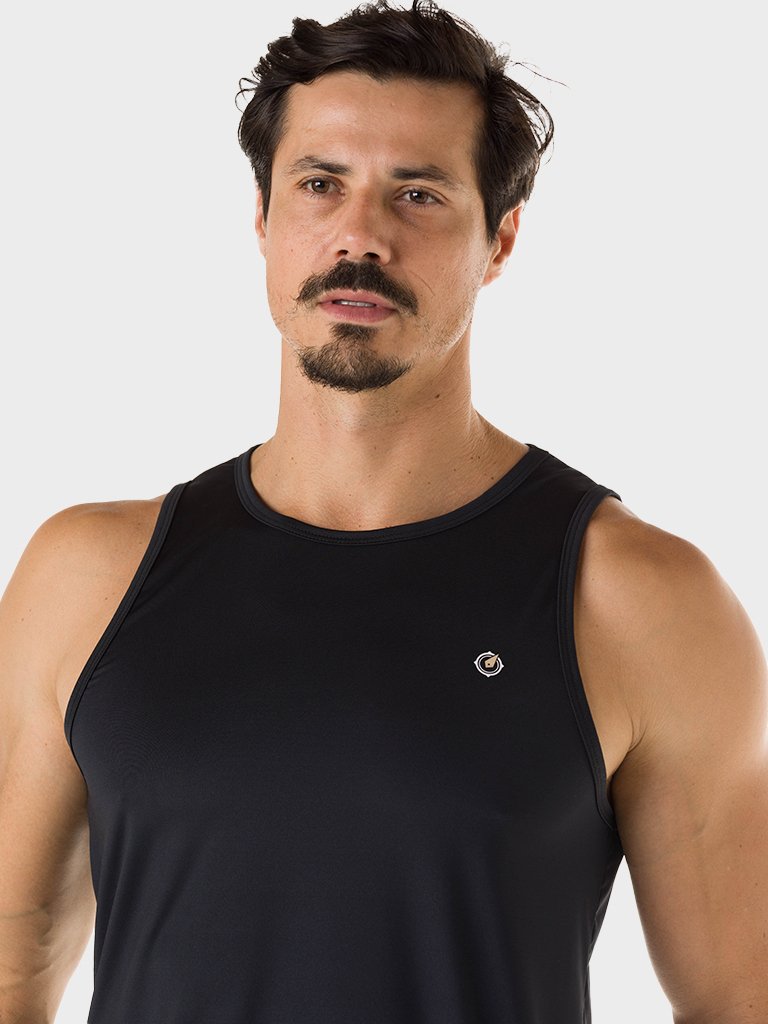 regata masculina basic new dry com protecao solar extreme uv preta 1