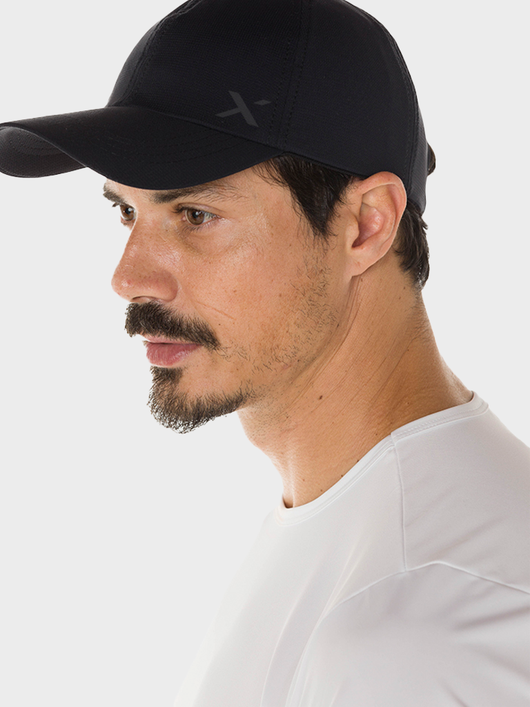 bone com elastano protecao solar extreme uv preto x detalhe