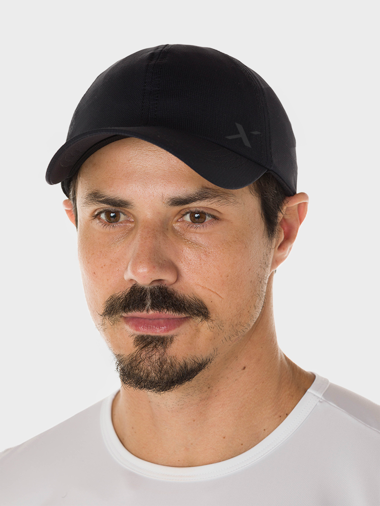 bone com elastano protecao solar extreme uv preto x frente