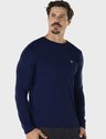 camisa masculina termica leve para frio extreme uv azul marinho frente c