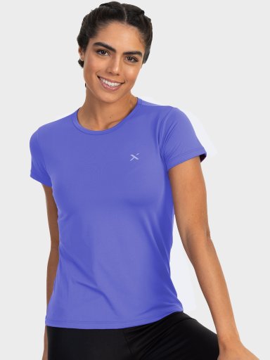Camisa UV Feminina Manga Curta com Proteção Solar Extreme UV ICE