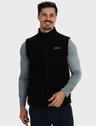 colete fleece masculino preto c 1