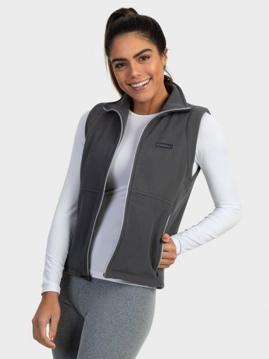 Colete Fleece Feminino Thermo Soft com Proteção Solar Extreme UV