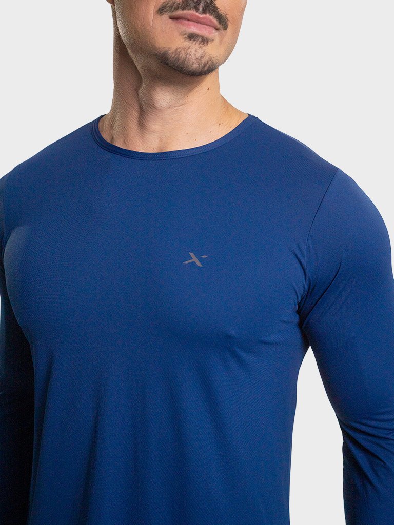 camisa uv airlite longa extremeuv azul marinho 3