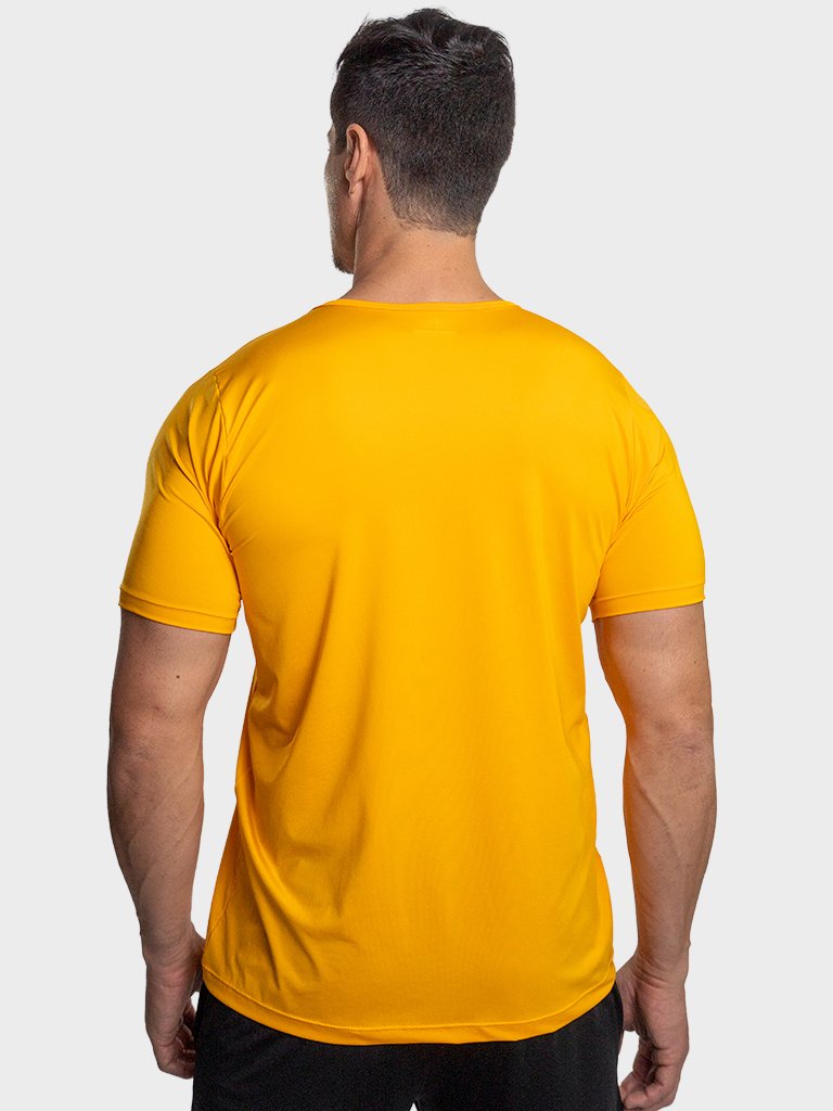 camisa newdry curta amarelo 4