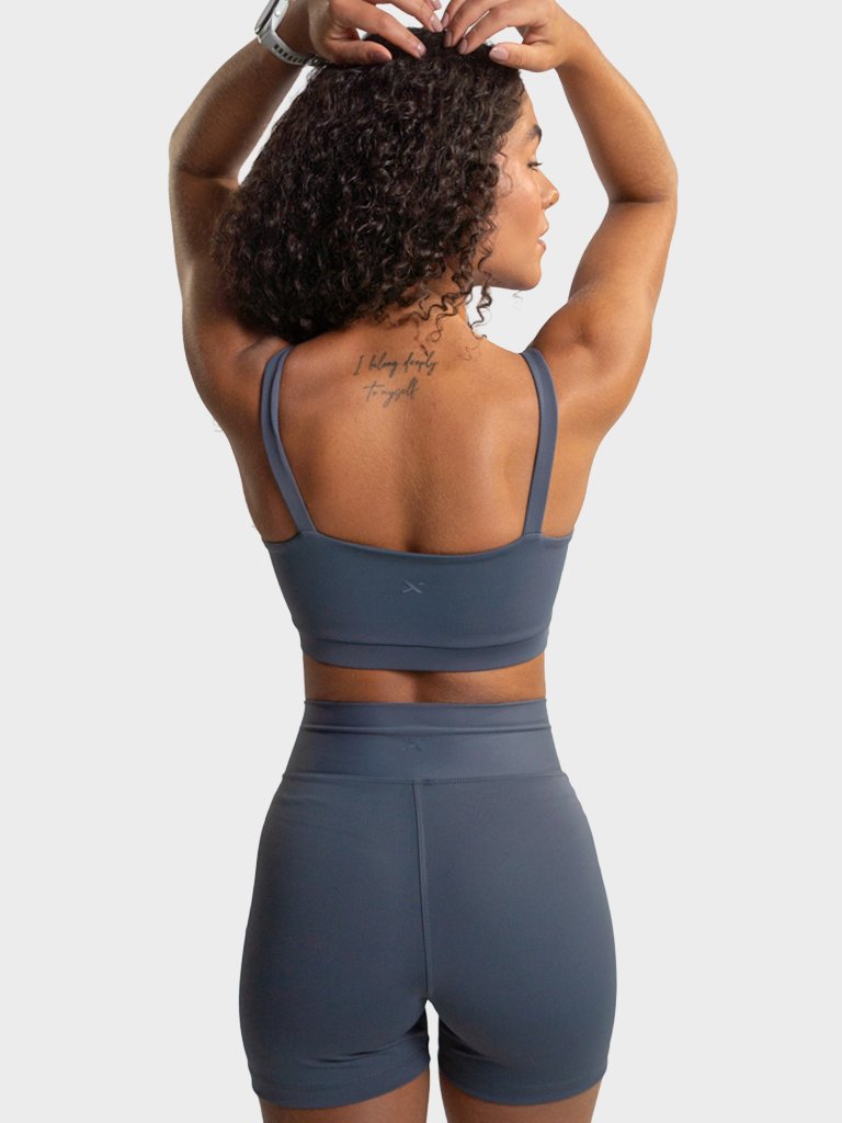 short e top haze extreme uv cinza 4