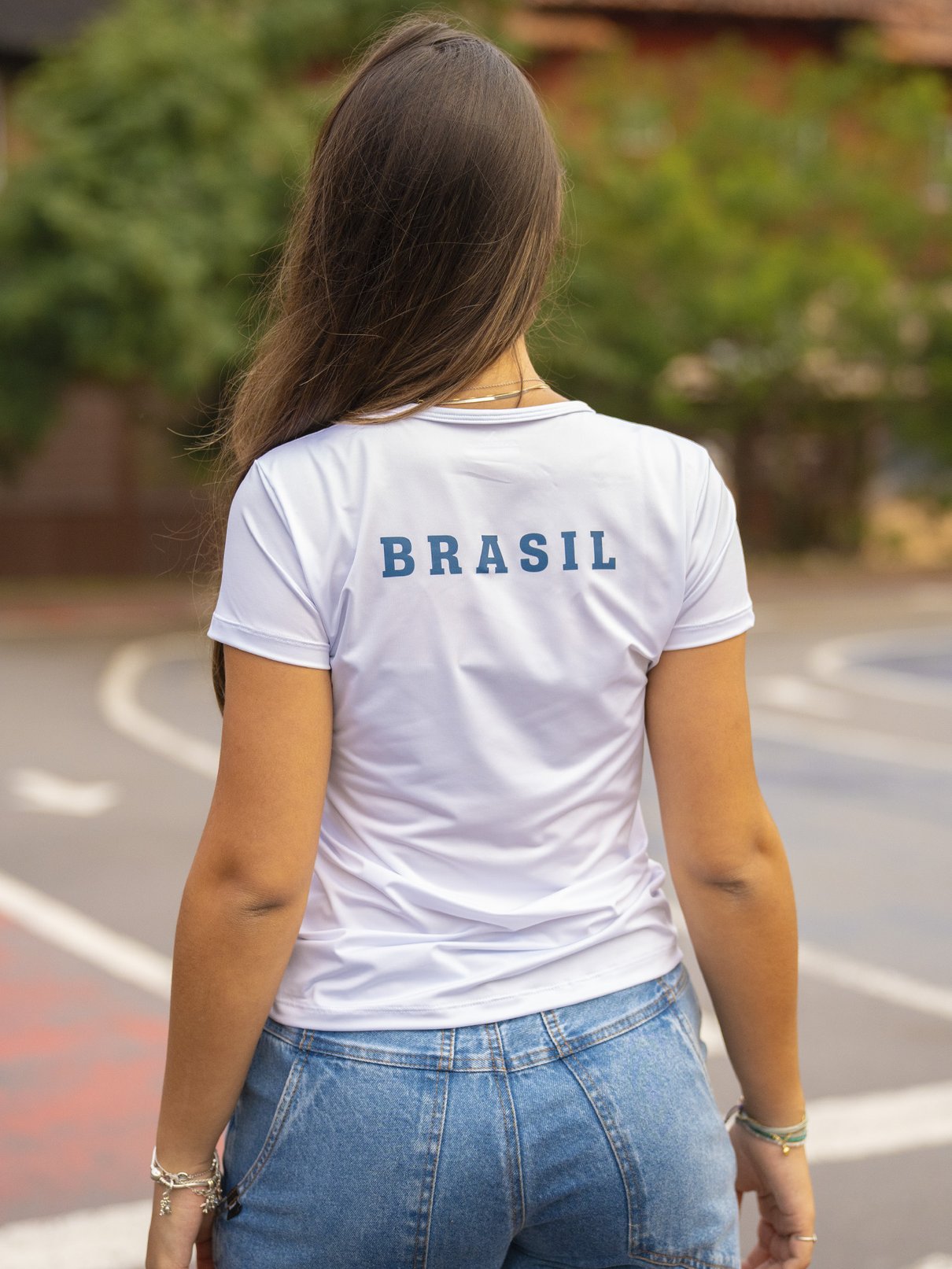 camisa uv new dry colors feminina manga curta protecao solar costas