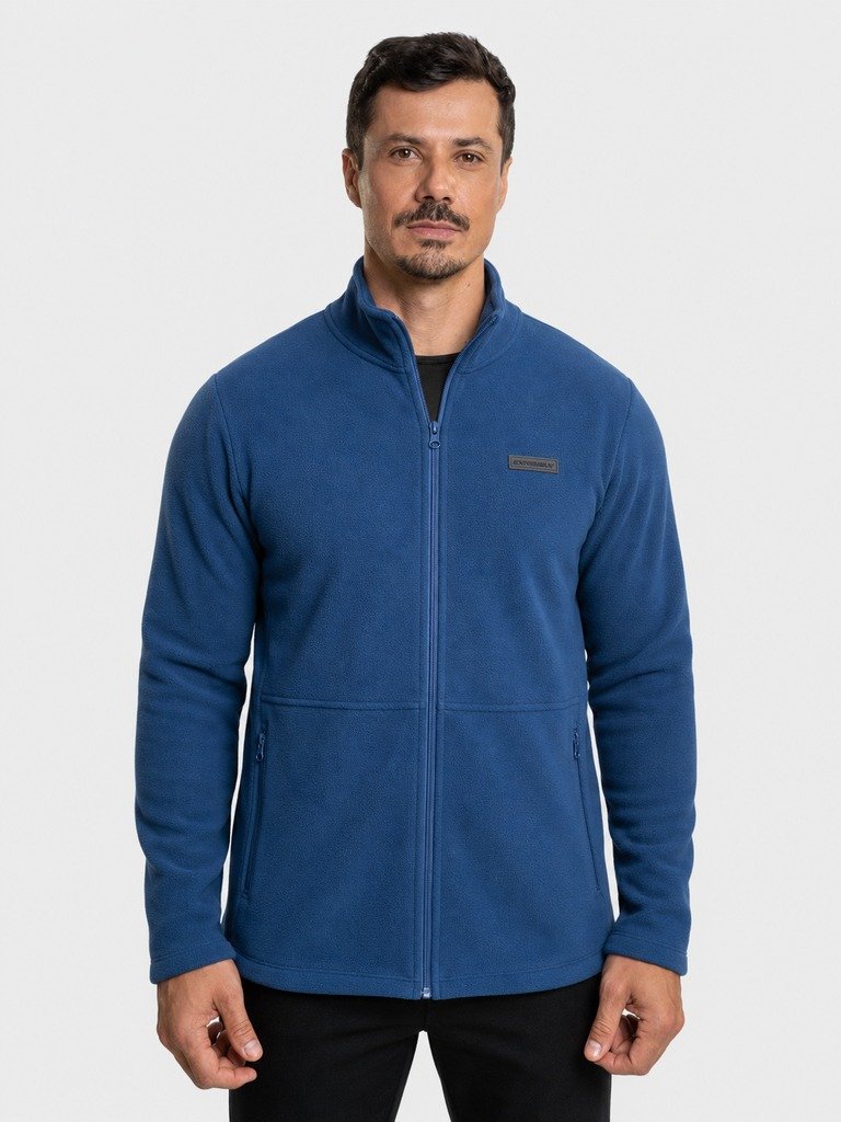 Jaqueta fleece masculina com bolso Thermo Soft