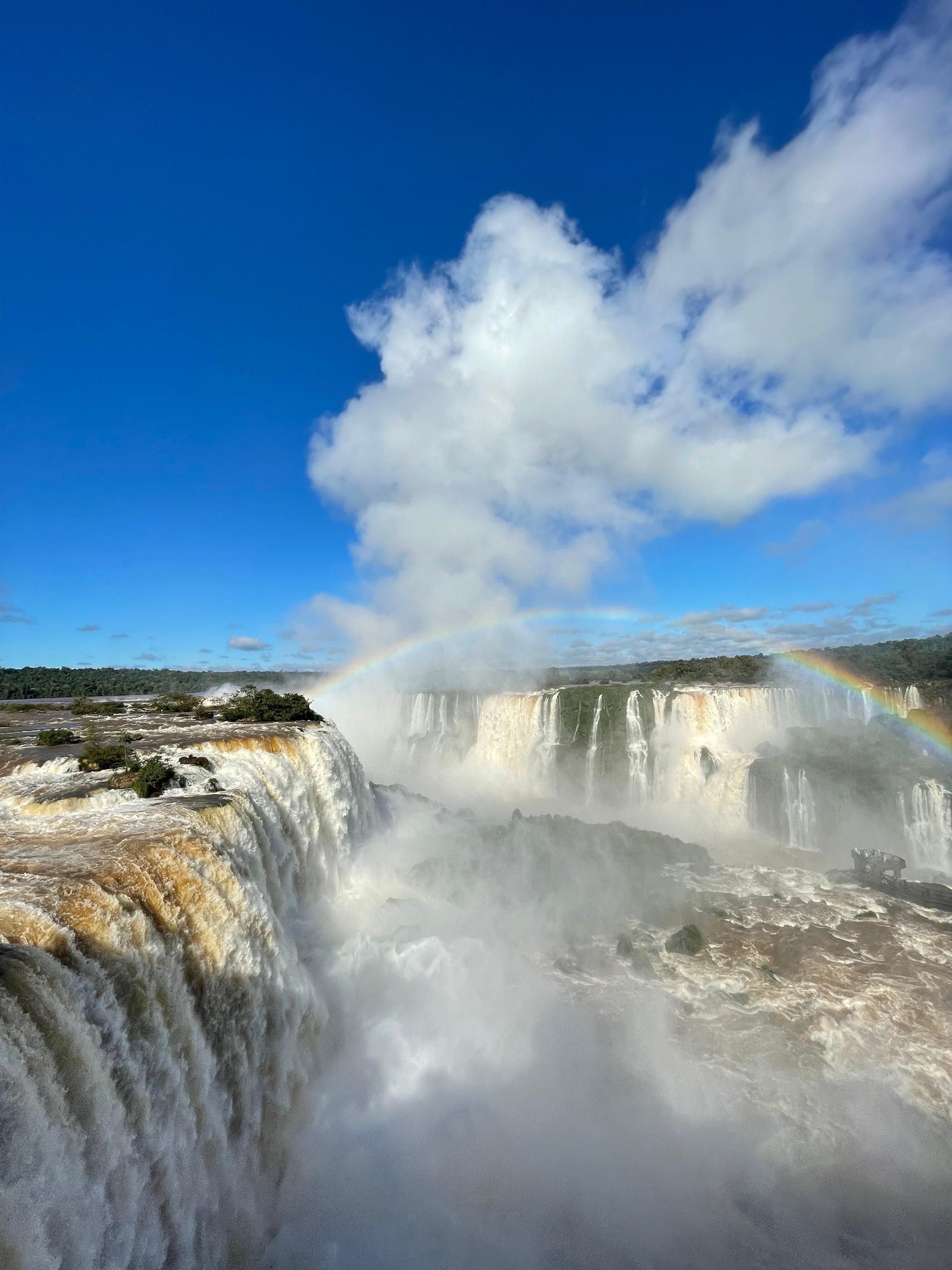 Cataratas do Iguaçu no verão