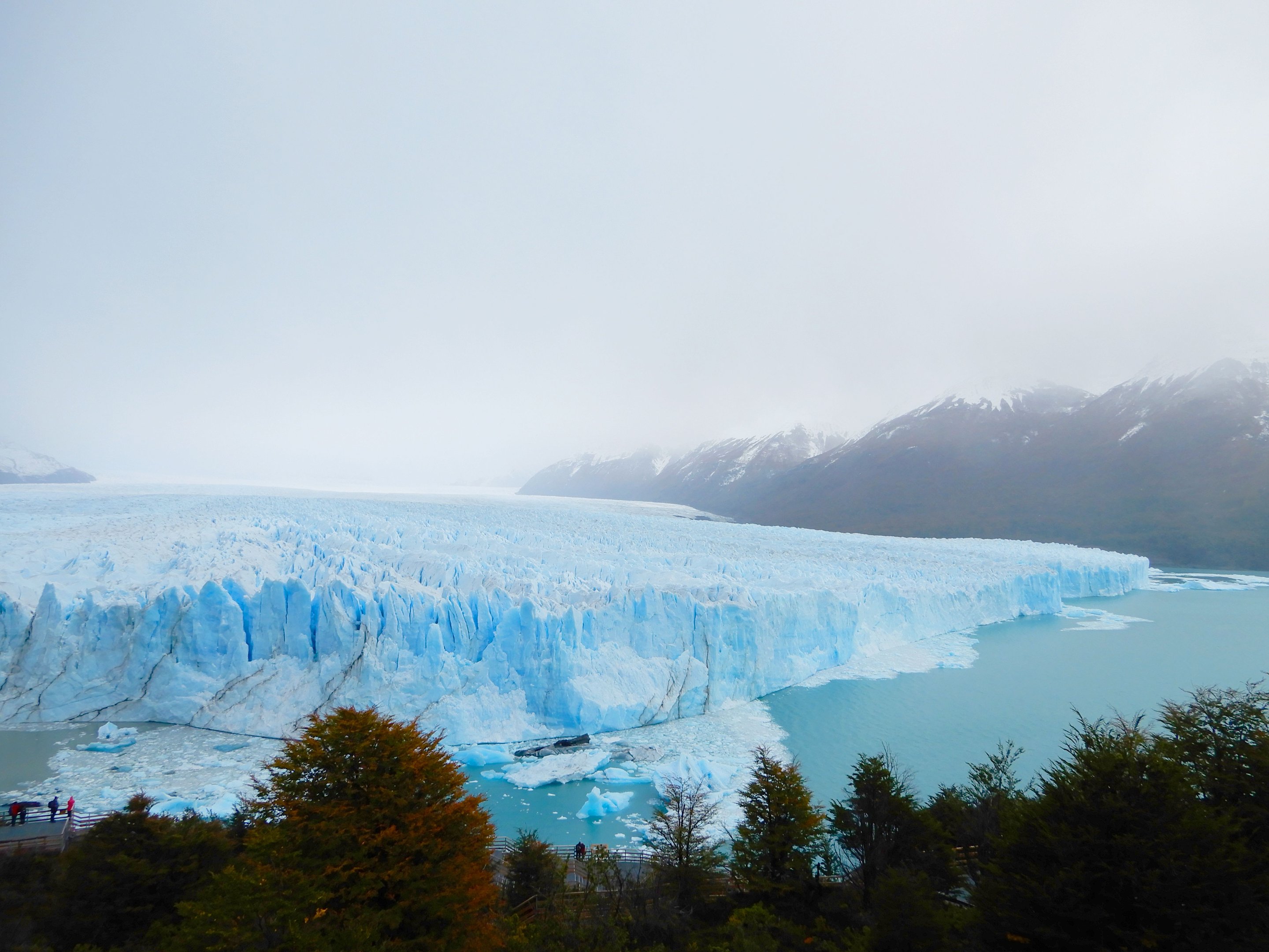 Glaciar Perito Moreno no inverno